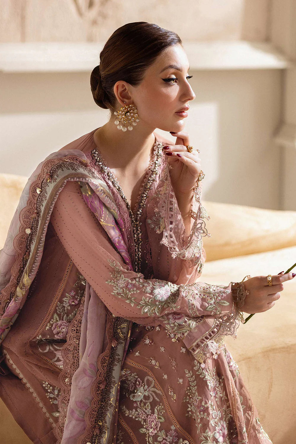 AFA - MARIA B - 3PC EMBROIDERED CHIFFON - 94