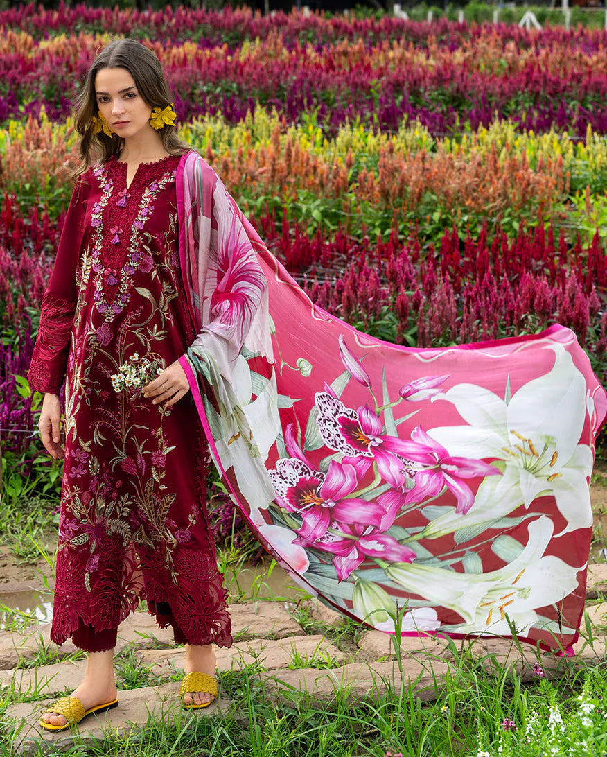 AFA - MUSHQ - Unstitched Lawn 3Pc Suit - 175