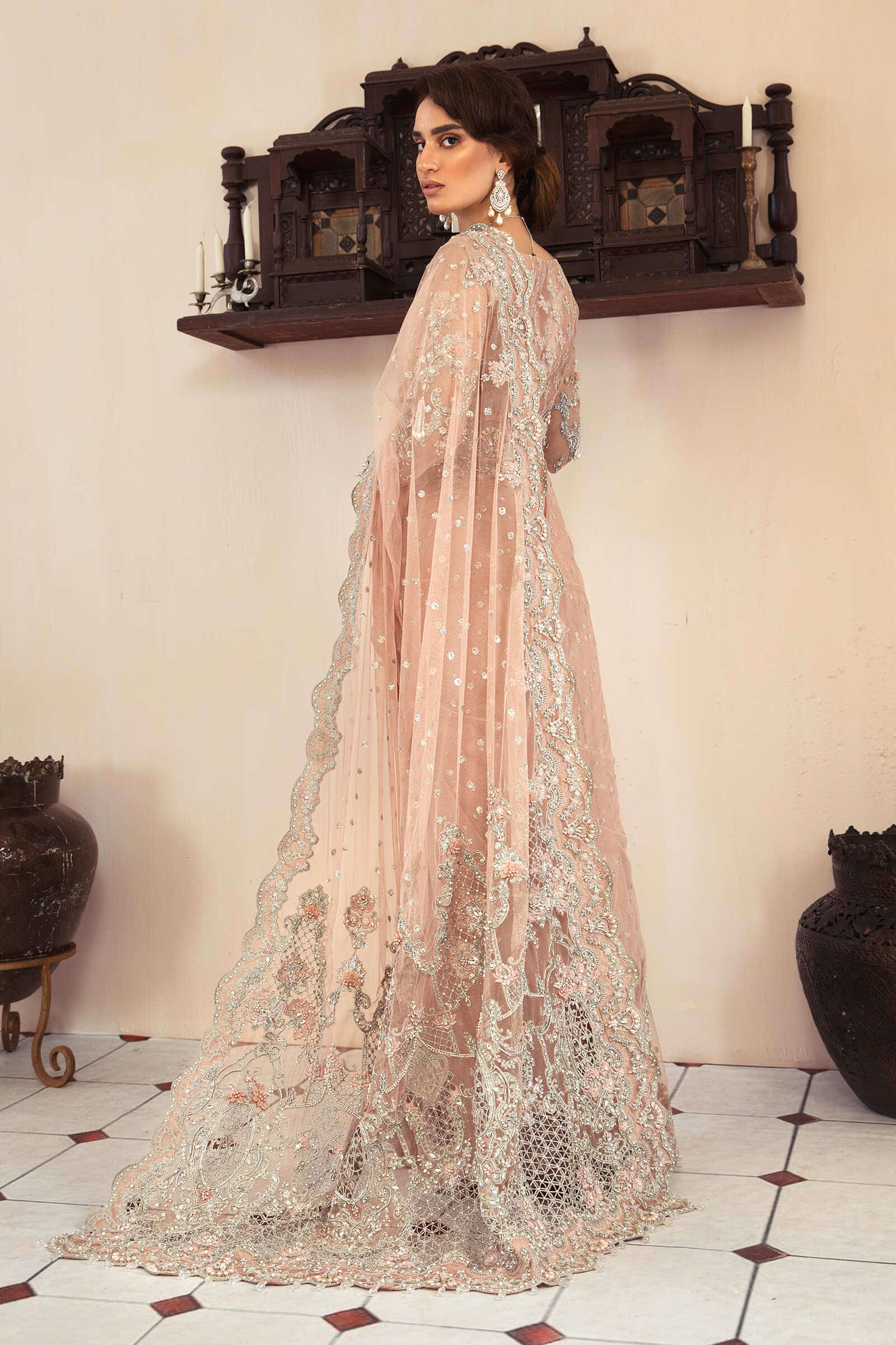 AFA - MARIA B - SAREE PINK - MC-039 - 134