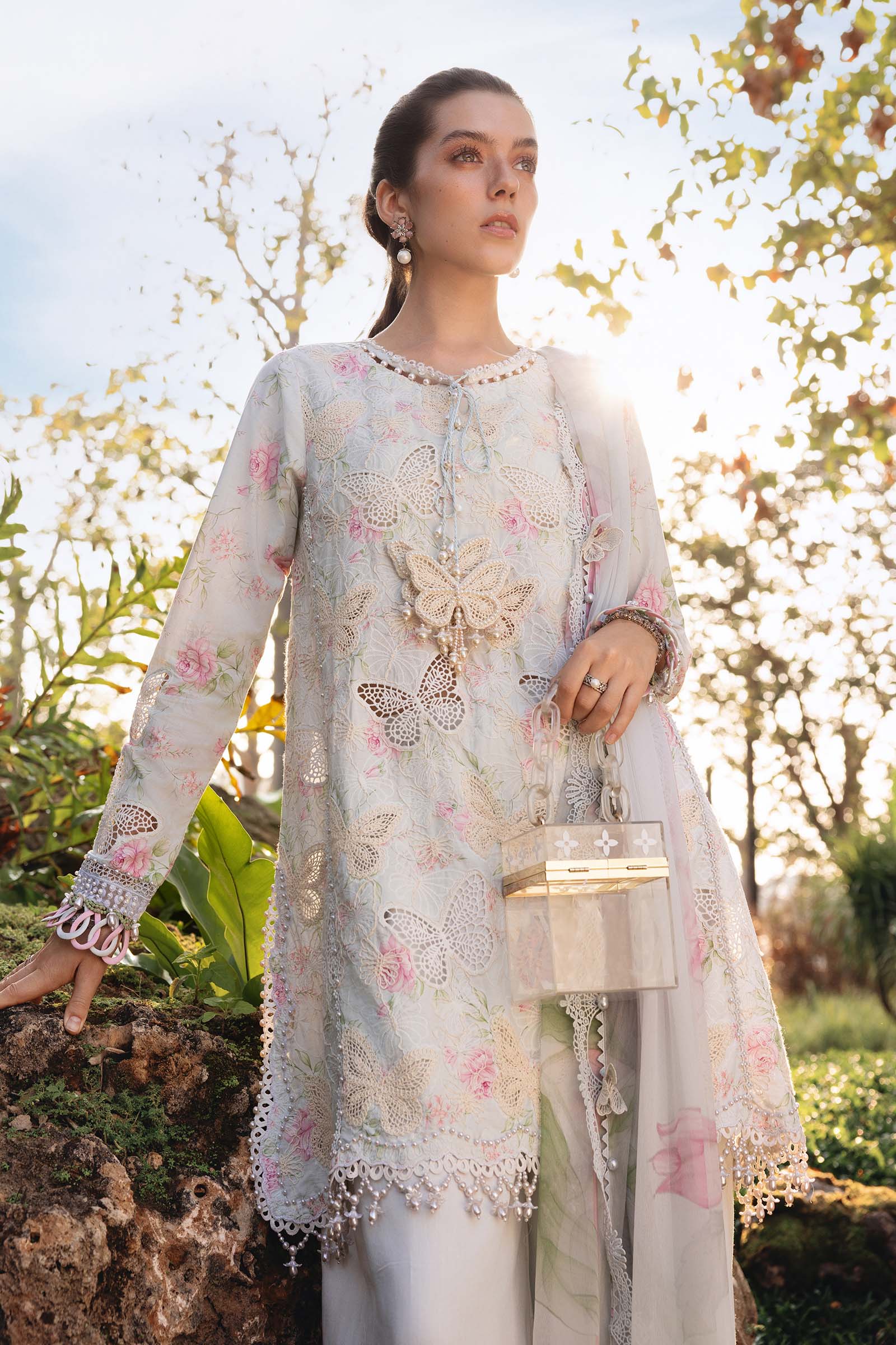 AFA - Maria.B - MPrints - Embroidered Lawn Unstitched 3Pc  MPT-2901-A - 242