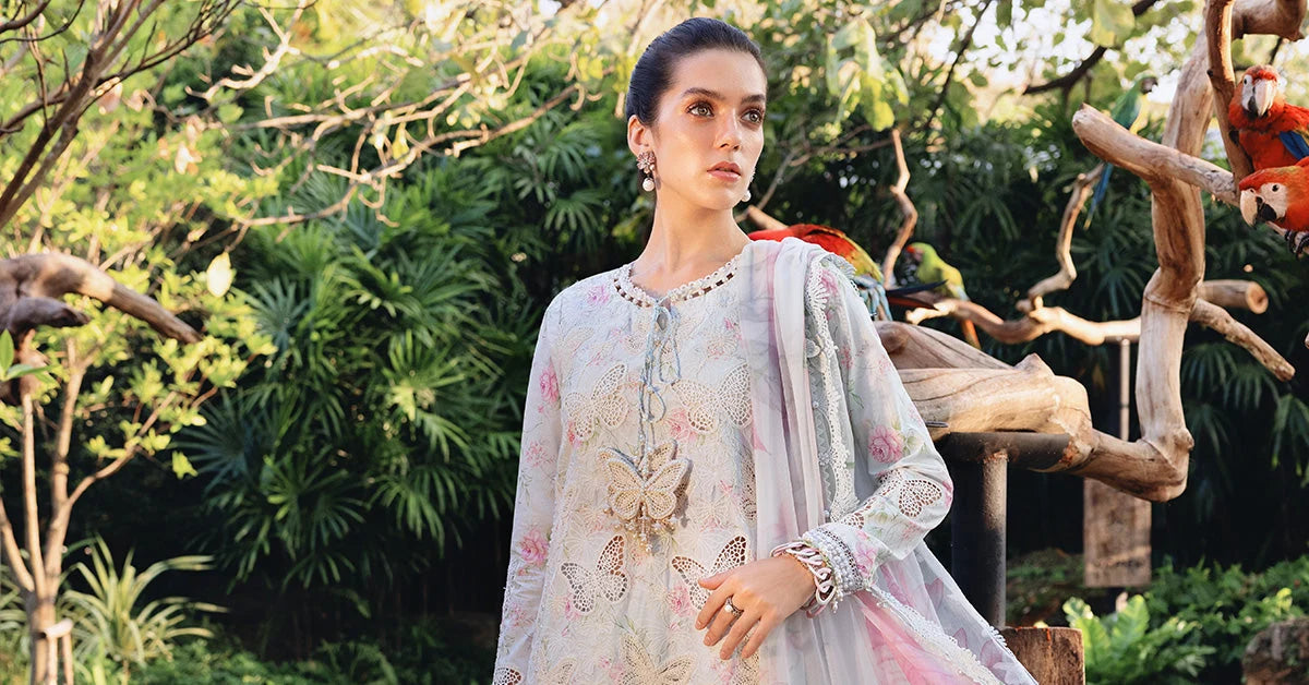 AFA - Maria.B - MPrints - Embroidered Lawn Unstitched 3Pc  MPT-2901-A - 242