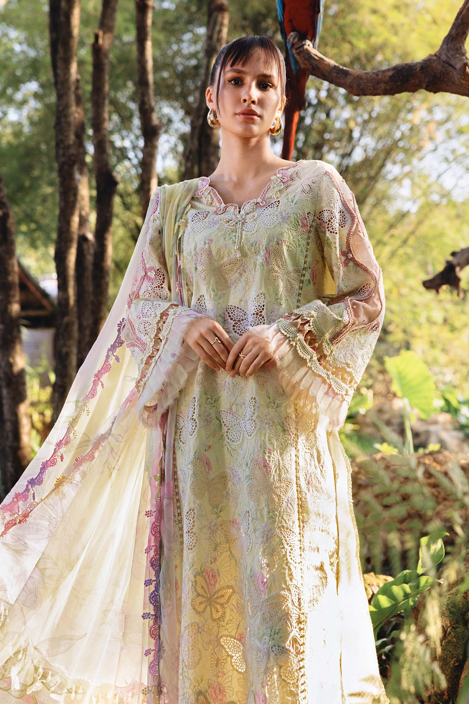 AFA - Maria.B - MPrints - Embroidered Lawn Unstitched 3Pc MPT-2901-B - 243