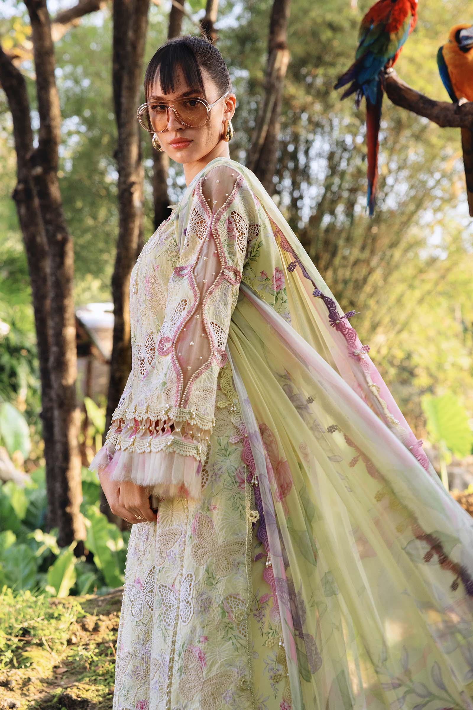 AFA - Maria.B - MPrints - Embroidered Lawn Unstitched 3Pc MPT-2901-B - 243