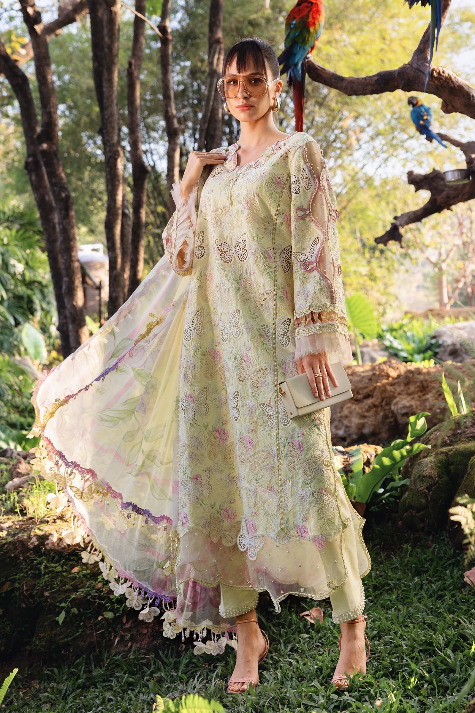AFA - Maria.B - MPrints - Embroidered Lawn Unstitched 3Pc MPT-2901-B - 243