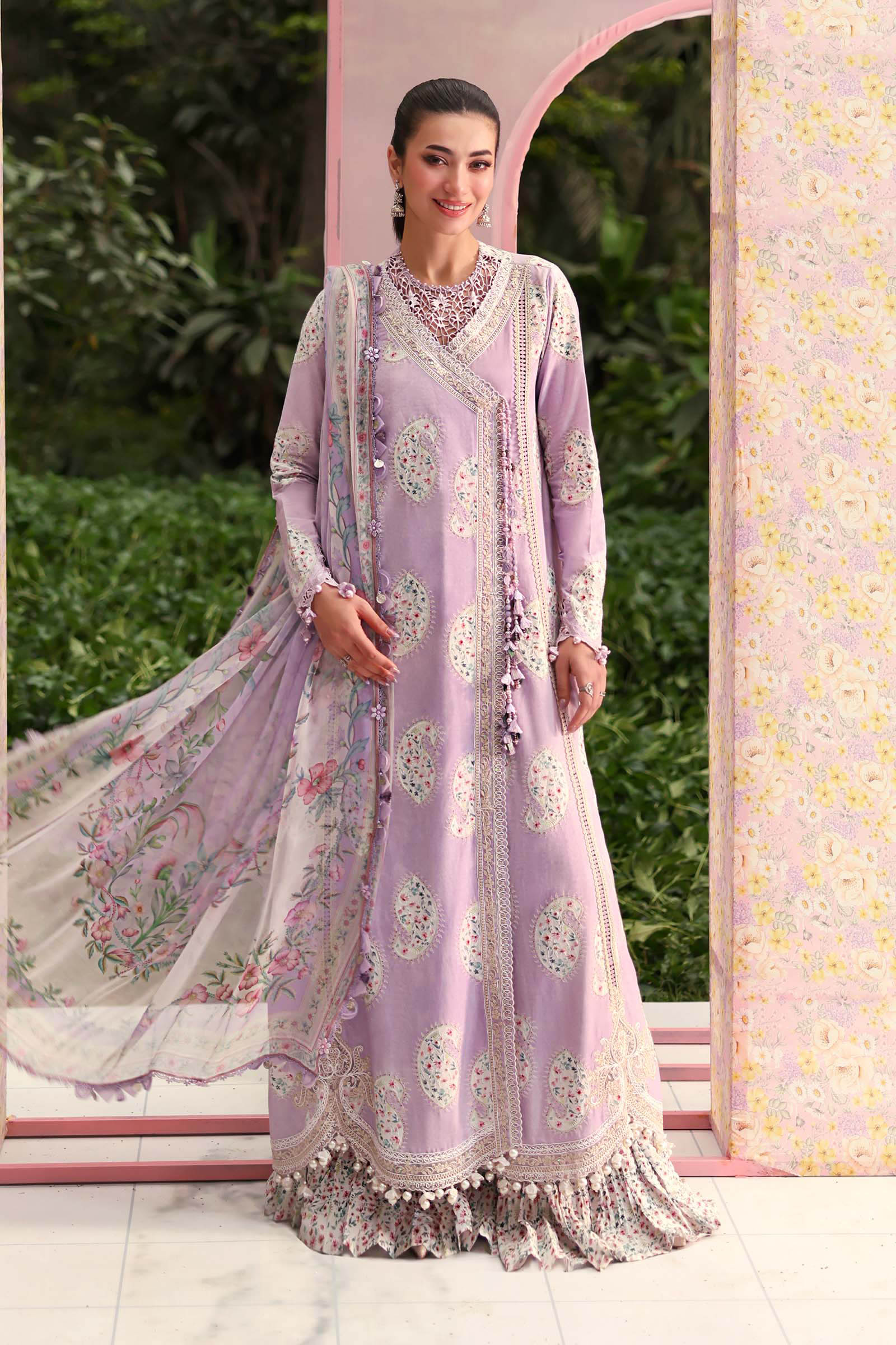 AFA - MARIA B - MPrints Embroidered Lawn Unstitched 3Pc - 161