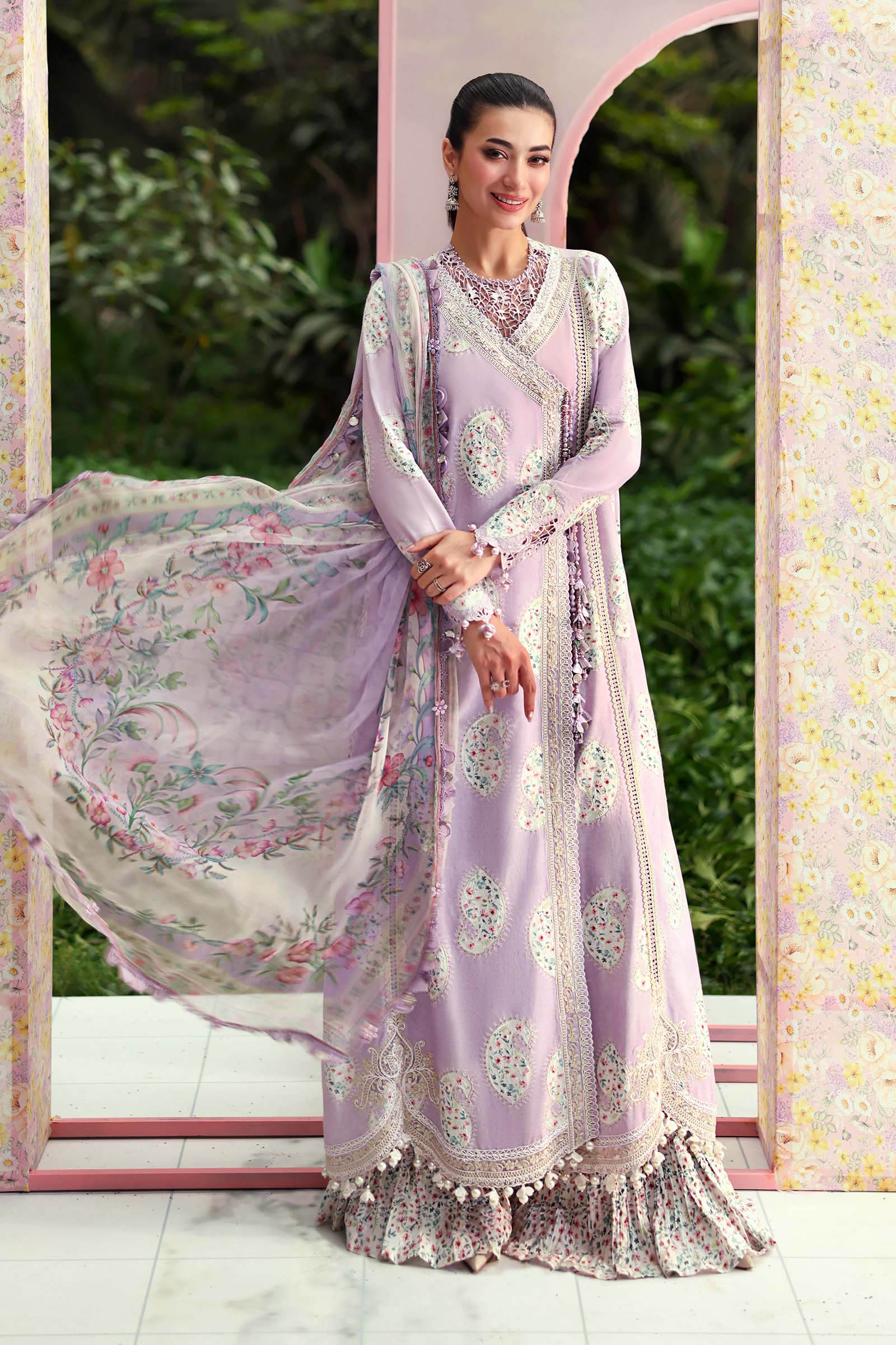 AFA - MARIA B - MPrints Embroidered Lawn Unstitched 3Pc - 161