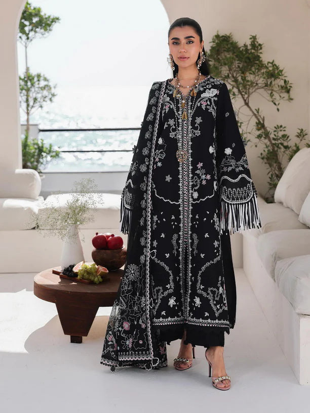 AFA - Qalamkar - Sahil - Embroidered Lawn Unstitched 3Pc Suit SA-02 LIANA - 231