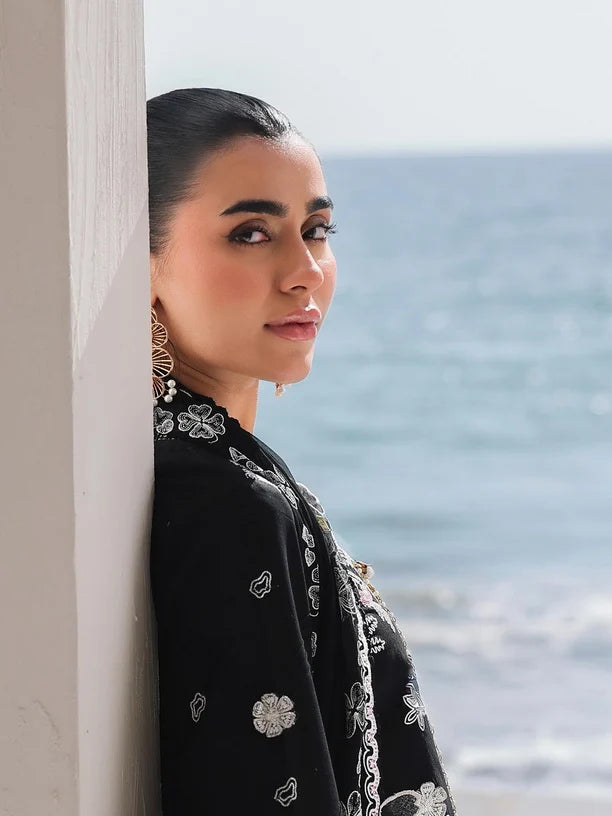 AFA - Qalamkar - Sahil - Embroidered Lawn Unstitched 3Pc Suit SA-02 LIANA - 231