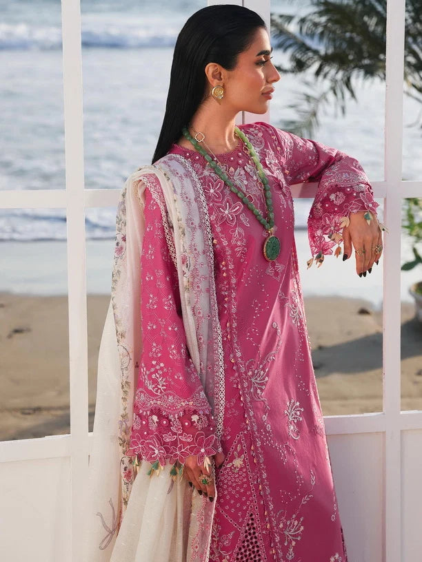 AFA - Qalamkar - Sahil - TARA - Embroidered Luxury Lawn Unstitched 3Pc SA-13 - 239