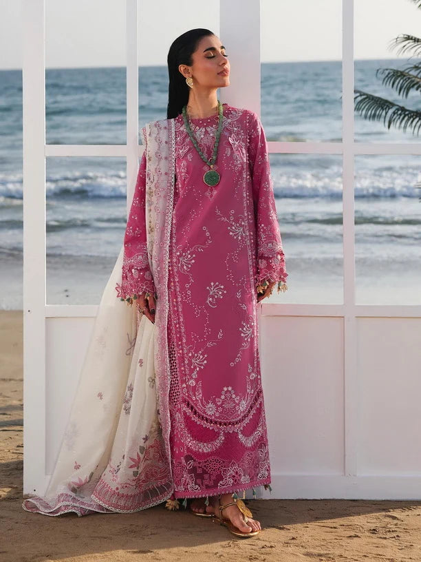 AFA - Qalamkar - Sahil - TARA - Embroidered Luxury Lawn Unstitched 3Pc SA-13 - 239