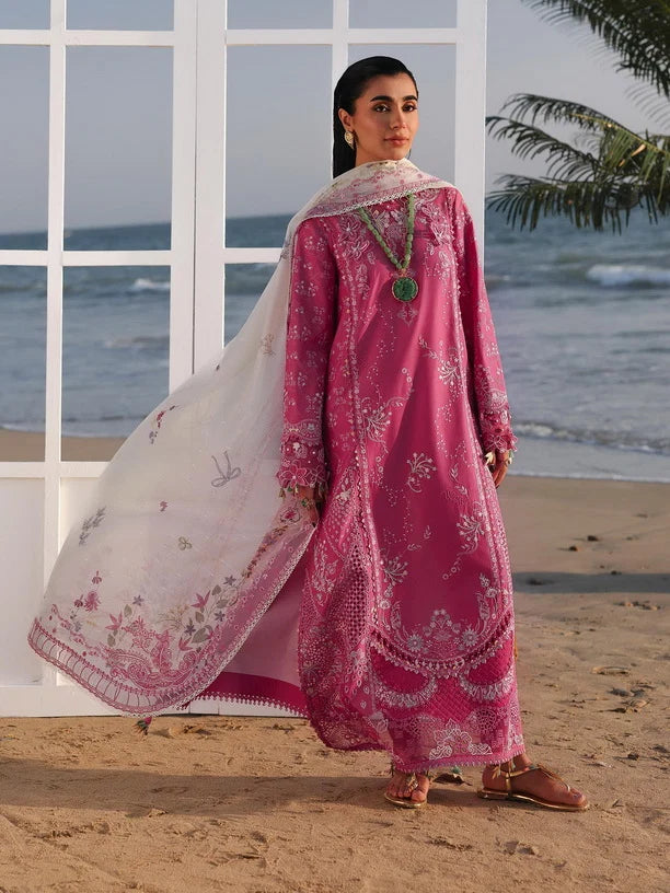AFA - Qalamkar - Sahil - TARA - Embroidered Luxury Lawn Unstitched 3Pc SA-13 - 239
