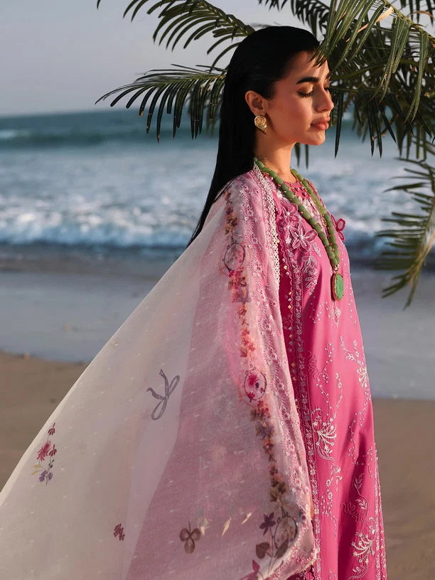 AFA - Qalamkar - Sahil - TARA - Embroidered Luxury Lawn Unstitched 3Pc SA-13 - 239