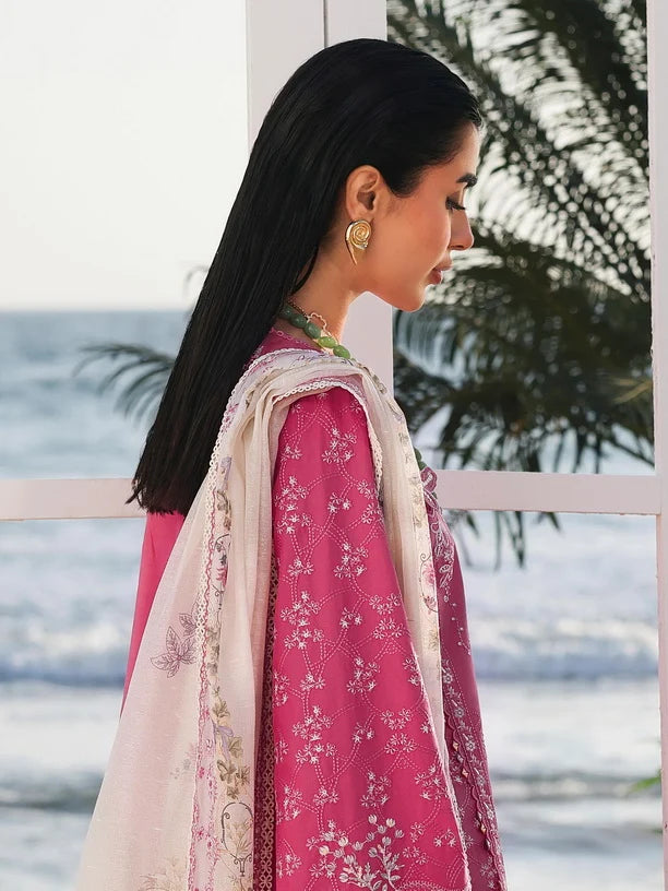 AFA - Qalamkar - Sahil - TARA - Embroidered Luxury Lawn Unstitched 3Pc SA-13 - 239