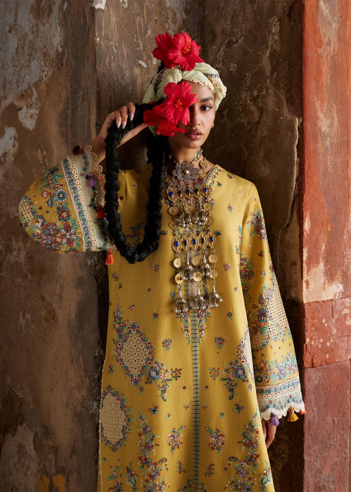 AFA - HUSSAIN REHAR LAWN  - Sari - 156