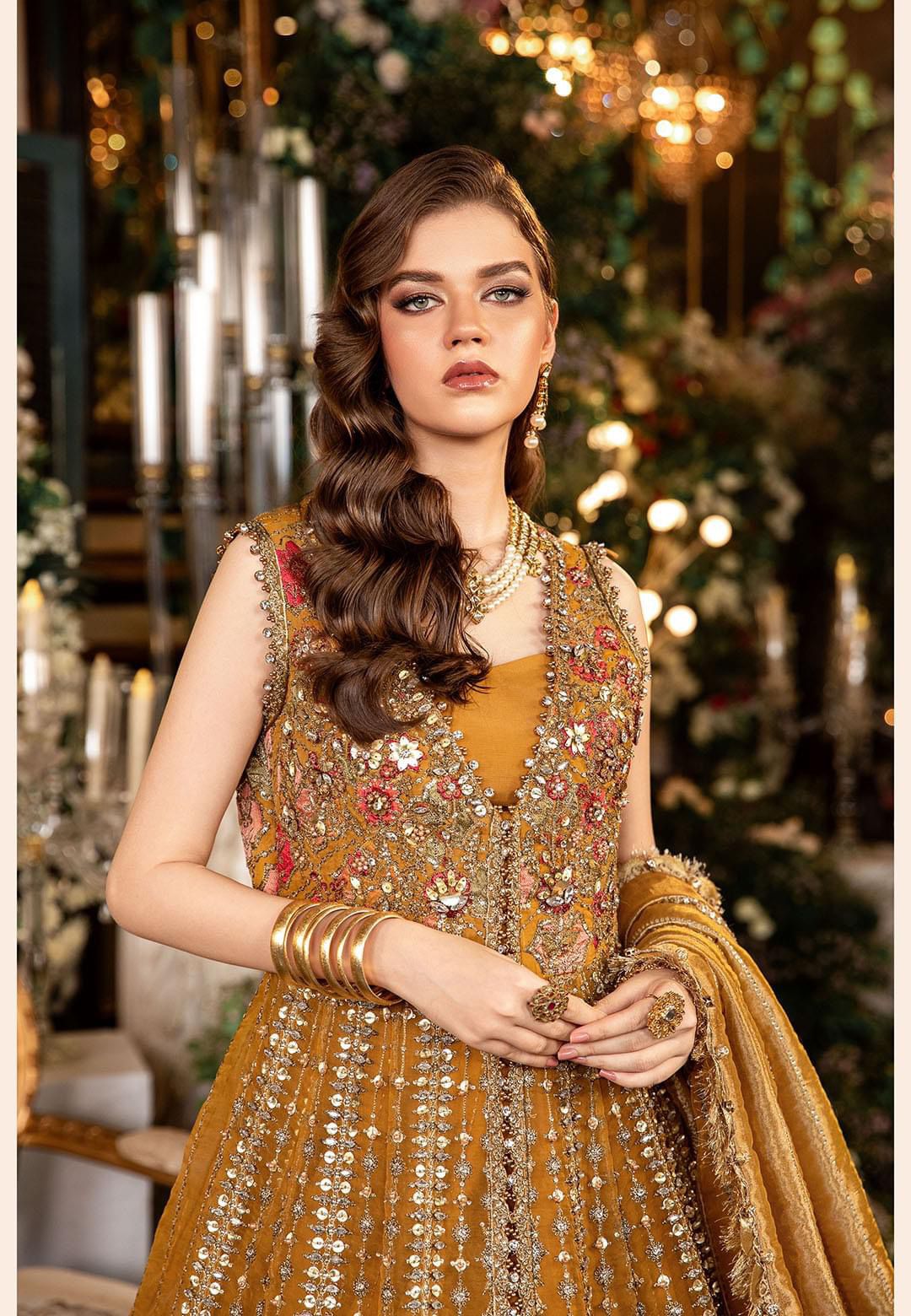AFA - Maria B - 3 Pc Embroidered Organza Suit | BD-2907 - 101
