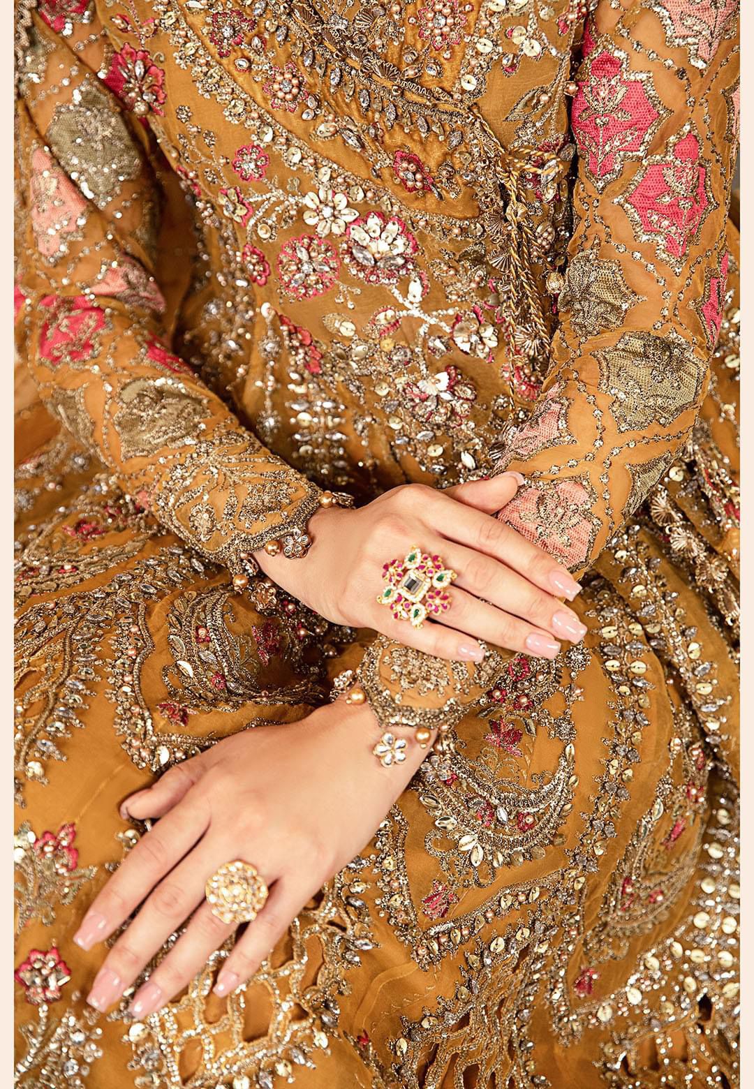 AFA - Maria B - 3 Pc Embroidered Organza Suit | BD-2907 - 101