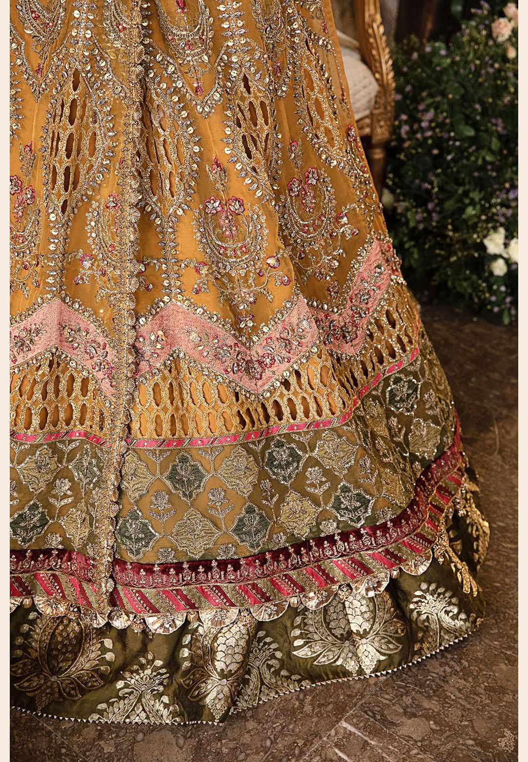 AFA - Maria B - 3 Pc Embroidered Organza Suit | BD-2907 - 101