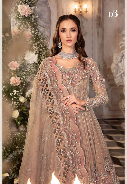 MARIA. B Unstitched MBROIDERED Grey BD-2703