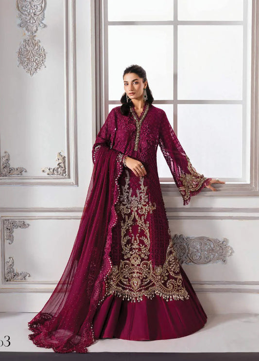 AFA - Maria B - 3pc Unstitched Chiffon - BD-2003 - 051