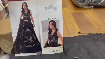 AFA - Maria B - 3 PC Embroidered Organza Suit | BD-3004 - 120