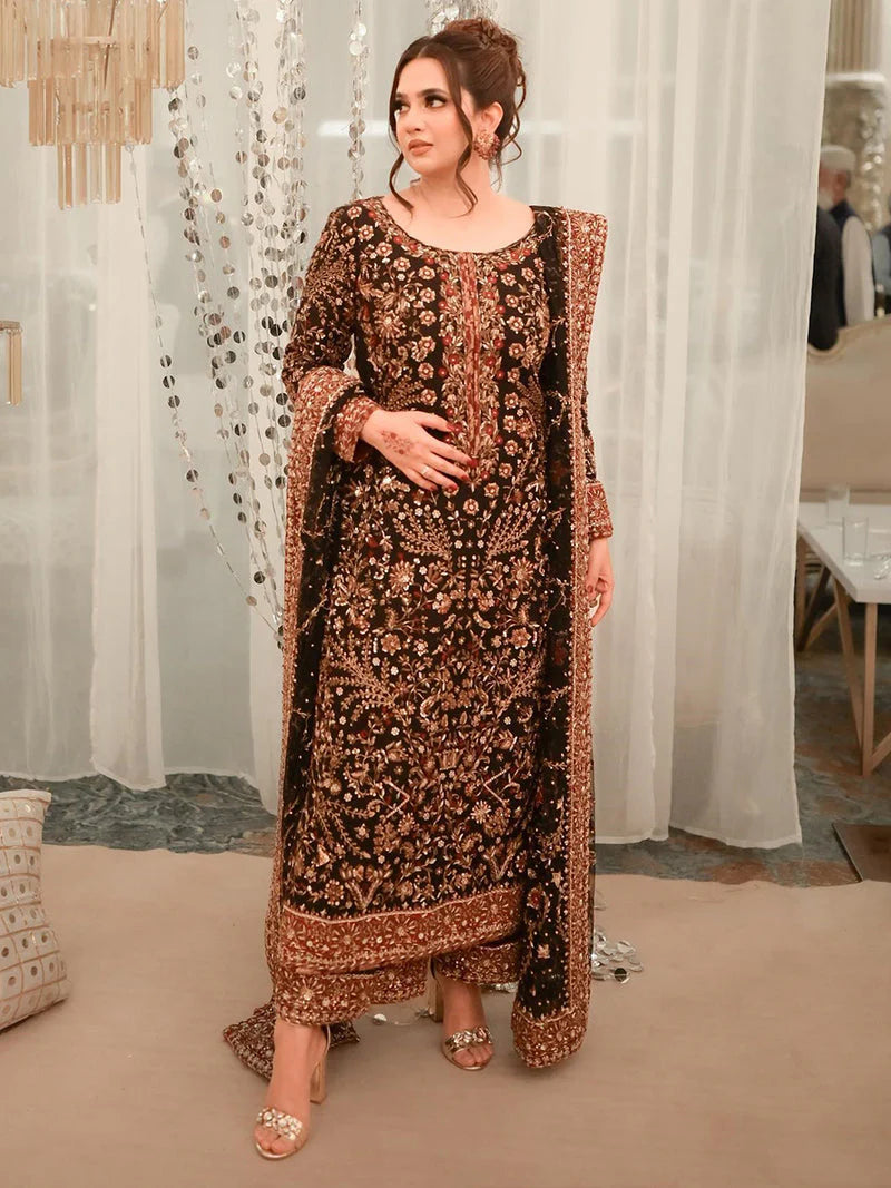 AFA - HARIS SHAKEEL - BLACK FLORAL - 144