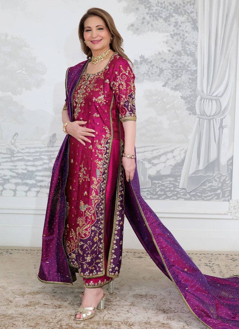 AFA - F T A - Bita Magenta Kurta - 046
