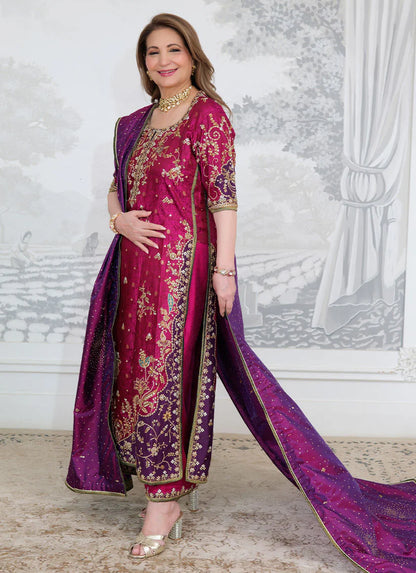 AFA - F T A - Bita Magenta Kurta - 046