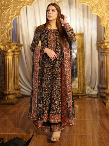 AFA - HARIS SHAKEEL - BLACK FLORAL - 144