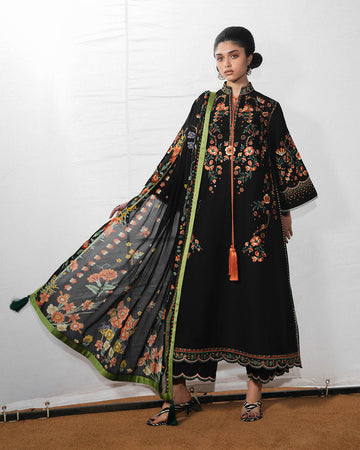 AFA - HUSSAIN REHAR LAWN - BAHRI - Embroidered Cotton Unstitched 3Pc - 176